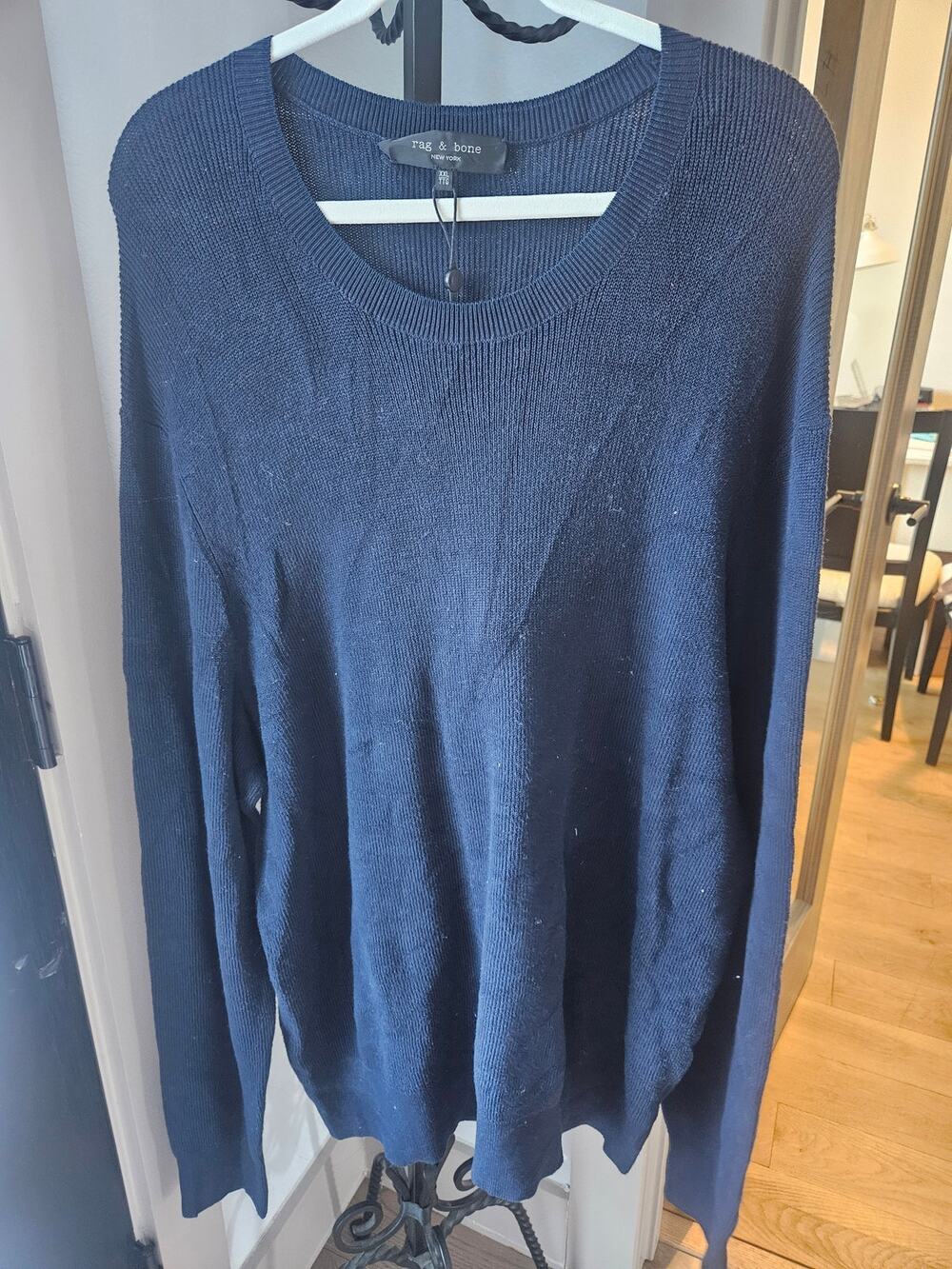 Rag and Bone Men XXL Crewneck sweater Navy